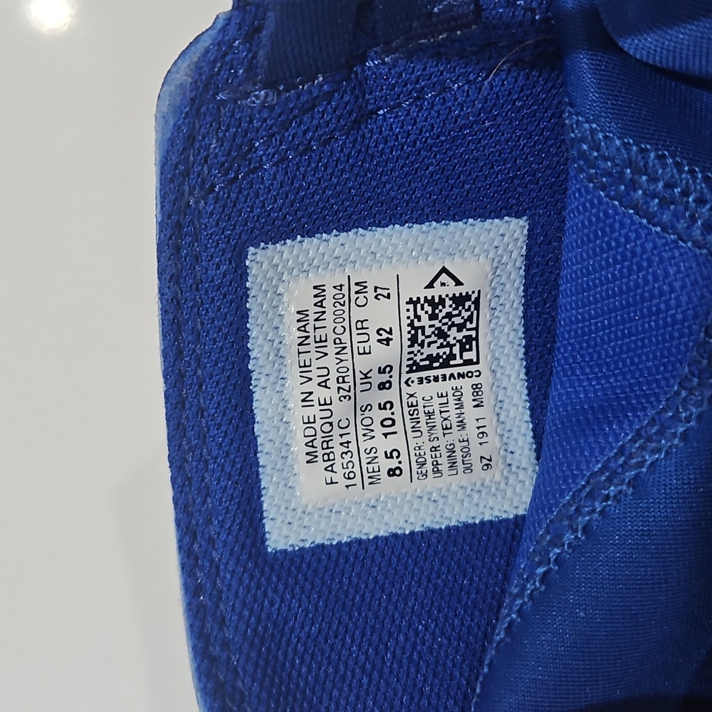 Converse Blue and Red Athletic Shoes - Picture 6 of 6